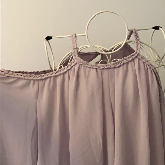 Braid detail cold shoulder top! - Picture 2 of 3